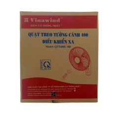 Quạt treo tường Vinawind QTT-400X-HĐ, Cánh 400mm, có điều khiển