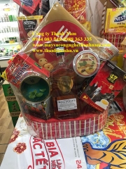 Máy bọc màng co giỏ quà