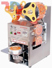 Máy dập nắp cốc|máy dán cốc tự động 