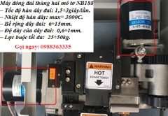 Máy đóng đai thùng 2 mô tơ NB168