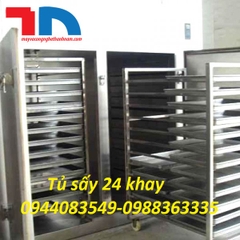 TỦ SẤY DƯỢC LIỆU|TỦ SẤY CÔNG NGHIỆP 24 KHAY