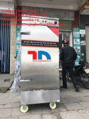 Tủ nấu cơm 12 khay gas điện công nghiệp 