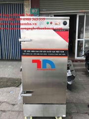 Tủ nấu cơm 8 khay điện kết hợp  gas
