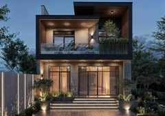 Thiết kế và Thi công nhà phố trọn gói - Q.H House; Mr Quốc, Mê Linh