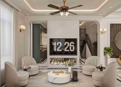 Thiết kế nội thất villa tân cổ Mr Lương - Mê Linh