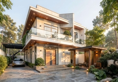 NHÀ Ở 2 TẦNG MÁI NHẬT HIỆN ĐẠI – Dấu ấn Indochine trên khu đất 120m2 tại Kim Anh, Hà Nội - Tam's House