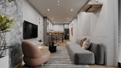 Thiết kế - thi công nội thất căn hộ chung cư NHUNG HOUSE - Le Grand Jardin, Hà Nội