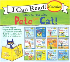 Pete The Cat Phonics Box : Includes 12 Mini-Books Featuring Short and Long Vowel Sounds