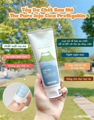 Tẩy da chết rau má Pretty Skin The Pure Jeju Cica Peeling Gel