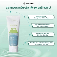 Tẩy da chết rau má Pretty Skin The Pure Jeju Cica Peeling Gel