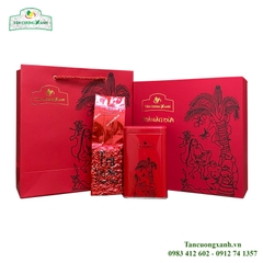 Hộp Trà Tân Cương Thái Nguyên 200gram – Hộp Hứng Dừa