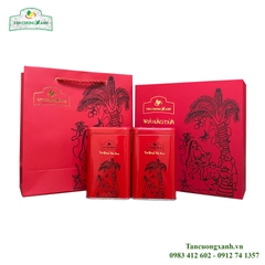 Trà Sen Tây Hồ 200gram - Hộp Hứng Dừa