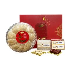 Bộ Quà Tổ Yến Sào Rút Lông 100g - Bộ Sen Vàng