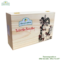 Trà Sen Tây Hồ 400gram – Hộp Gỗ Thông