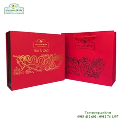 Trà Sen Tây Hồ 400gram – Hộp Tứ Long