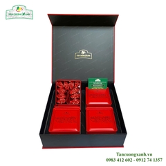 Trà Sen Tây Hồ 400gram – Hộp Tứ Long