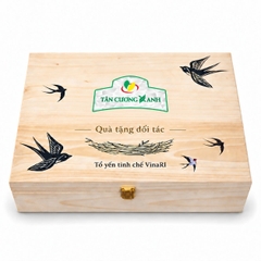 Hộp Tổ Yến Sào In Logo, Qùa Tặng Doanh Nghiệp Mẫu 1