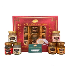 Hộp Tổ Yến Sào VinaRI Khánh Hoà Chưng Sẵn Mix 6 Vị