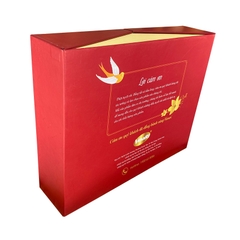 Bộ Quà Tổ Yến Sào Rút Lông 100g - Bộ Sen Vàng
