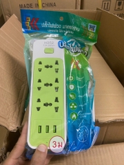 Ổ Điện Dài 3 Cổng Sạc USB ( Thùng 100 )