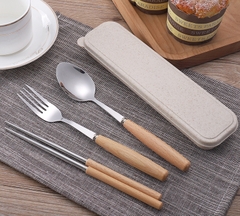 Bộ Muỗng Nĩa Inox Lúa Mạch(Thùng 400 Bộ)