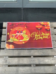 (Thảm Đơn) Thảm Tết Màu Đỏ Sắc Xuân Về 2025 (Bao 300 Cái)