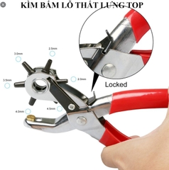 Kềm Bấm Lỗ Dây Nịt DK-002