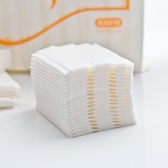 (Vàng) Bông Tẩy Trang 222 Cotton Pads (Kiện 80 Gói)