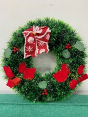 Vòng Nguyệt Quế Noel Size 38cm LOẠI ĐẸP - THÙNG TRỘN 5 MẪU (Thùng 48)