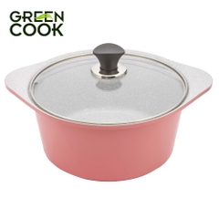 Nồi GreenCook Vân Đá Size 24