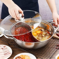 Nồi Lẩu 2 Ngăn Hotpot Size 30cm ( Thùng 30 )