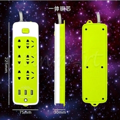 Ổ Điện Xanh 3 Cổng USB ( Thùng 120 )