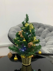 Cây Thông Noel Để Bàn 40cm - Kèm Đèn Và Phụ Kiện (Thùng 50)