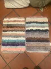 Thảm Lông Lau Chân Sọc Ngang Mẫu Mới ( Bao 100 )