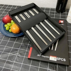 (D100) Bộ 5 Đôi Đũa Inox 304 ZWILLING (Thùng 100 Set)