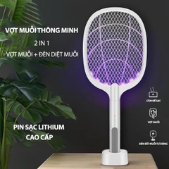 Vợt Bắt Muỗi Tự Động Kèm Dock Sạc FullBox ( Thùng 40 )