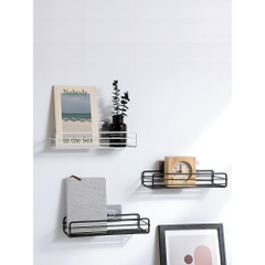 Kệ Sắt Dán Tường Hình Chữ Nhật