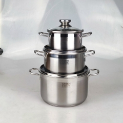 Bộ nồi Greencook inox 3 đáy GCS06-T1