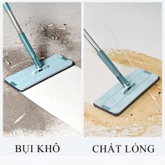 (Có Hộp) Bộ Cây Lau Nhà Tự Vắt Kèm Thùng (Thùng 24)