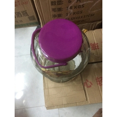 (20L) Bình Ngâm Rượu Thủy Tinh Nắp Tím 20 Lít (Thùng 4 Cái)