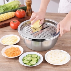 Bộ Rổ Bào Inox 3 Món ( Thùng 100)