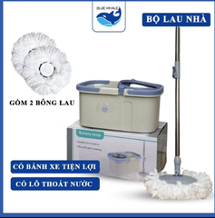 Bộ Cây Lau Nhà Thông Minh Xoay 360