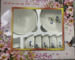 Bộ Đồ Ăn Gia Đình Bát Tràng 11 Món (Hoạ Tiết Chùm Nho)