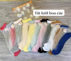 (Set 10) Vớ Ren Hoa Cúc (loại vớ lưới)