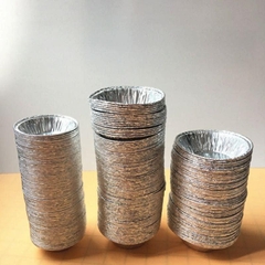 (Set 100 Cái) Chén Giấy Bạc Đựng Đồ Ăn, Đựng Trứng ( Thùng 100 Set )