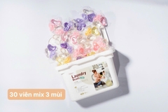 Hộp 30 Viên Giặt Xả Tẩy Trắng Animerry (Thùng 42 Hộp)