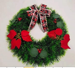 Vòng Nguyệt Quế Noel Size 38cm LOẠI CƠ BẢN - THÙNG TRỘN 5 MẪU (Thùng 52)