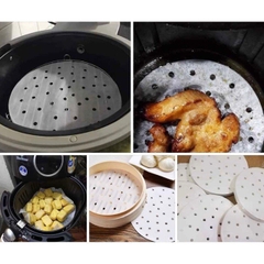 Set 100 Tờ Giấy Nến Cho Nồi Chiên Không Dầu 15KG (Thùng 100)