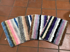 Thảm Lông Lau Chân Sọc Ngang Mẫu Mới ( Bao 100 )