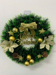 Vòng Nguyệt Quế Noel Size 40cm - THÙNG TRỘN 2 MẪU (Thùng 36)